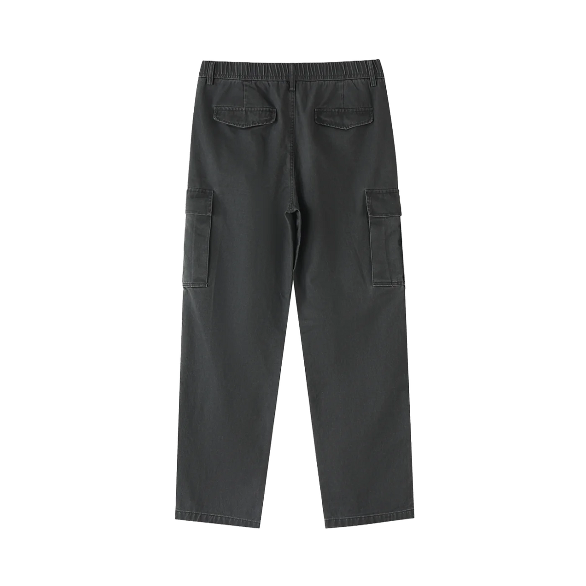The Cargo Trouser in Gray, back #Color_Gray