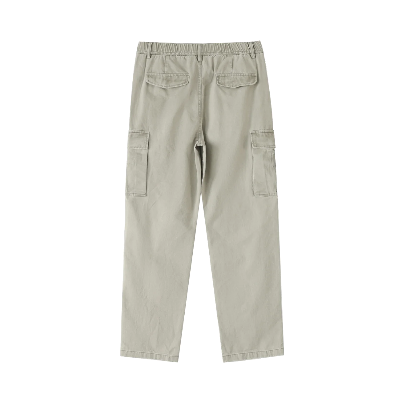 The Cargo Trouser in Light Gray, back #Color_Light Gray