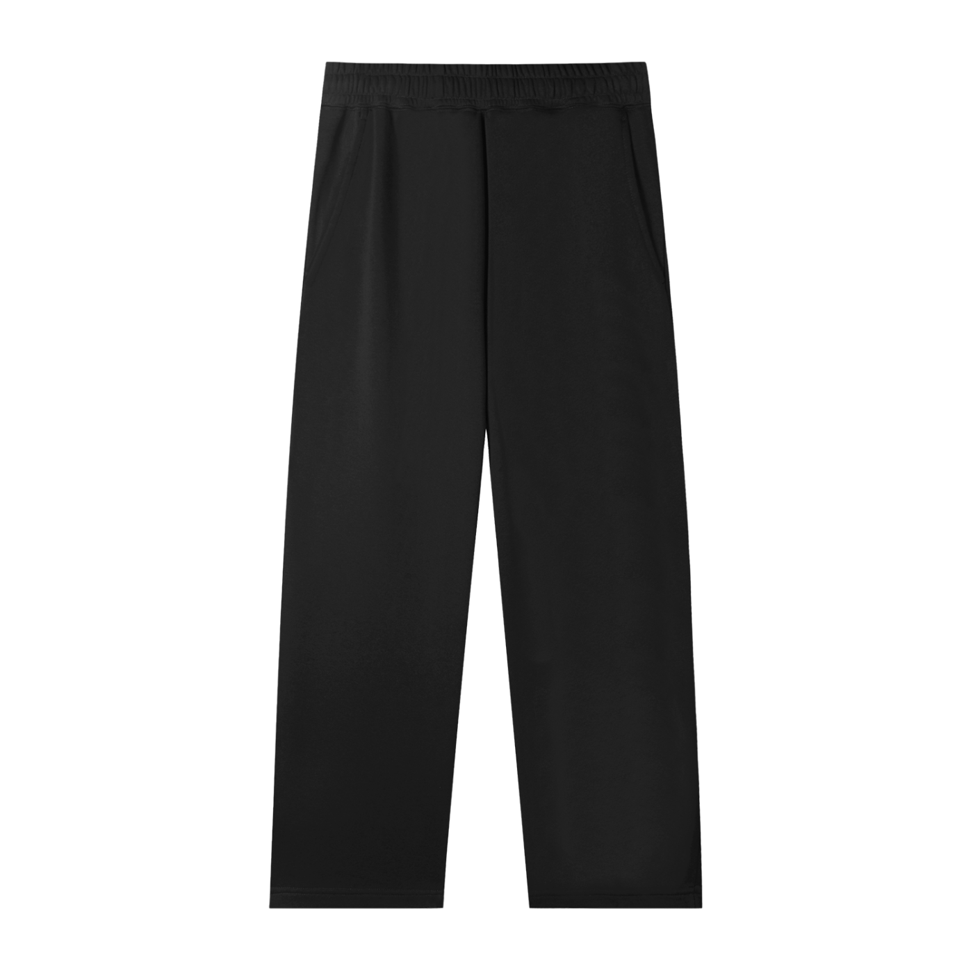 The Straight Sweatpant in Black #Color_Black
