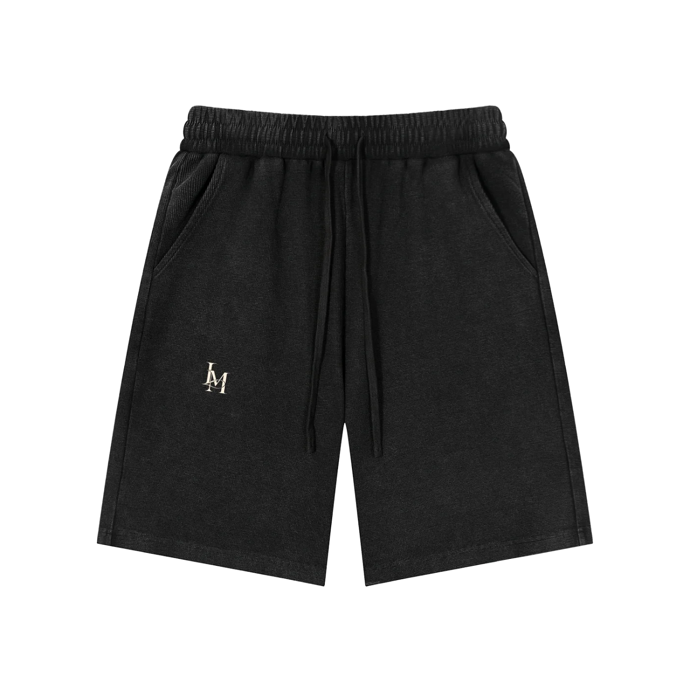 The Waffle Short in Black #Color_Black