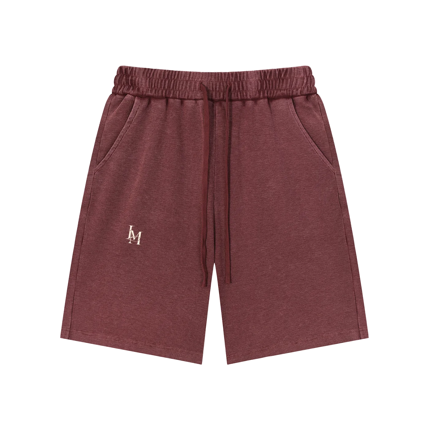 The Waffle Short in Jujube Red #Color_Jujube Red