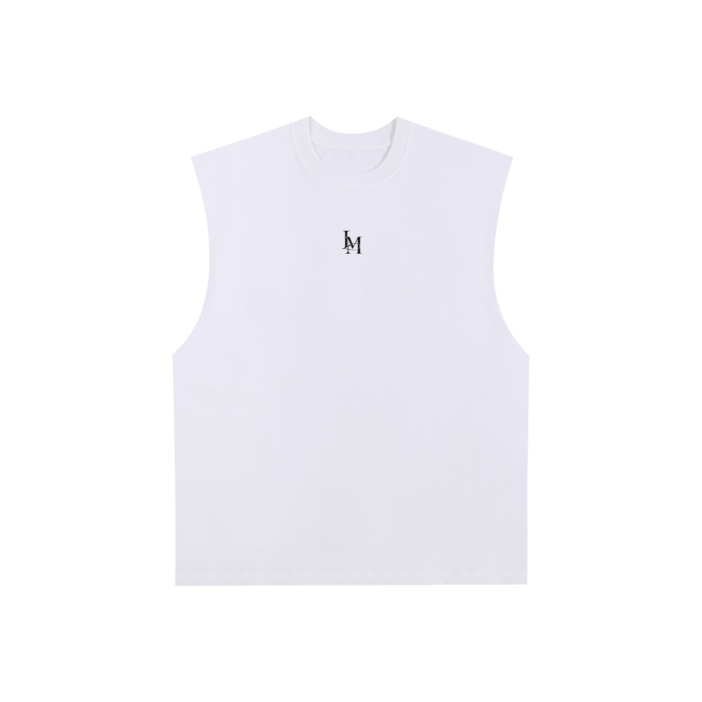 The Raw Edge Tank in White #Color_White