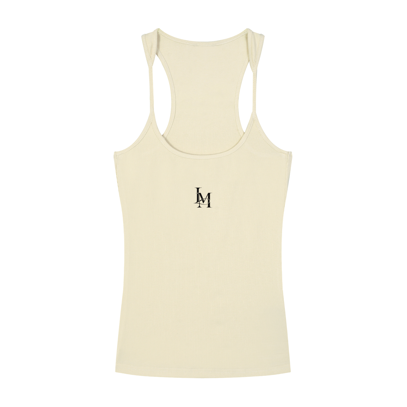 The Ribbed Tank in Apricot #Color_Apricot