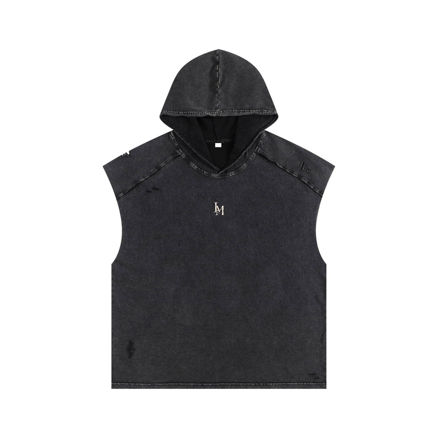 The Hooded Tank in Black #Color_Black