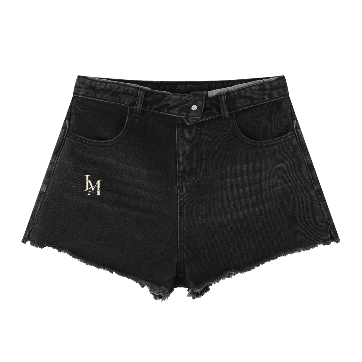 The A-Line Short in Black #Color_Black