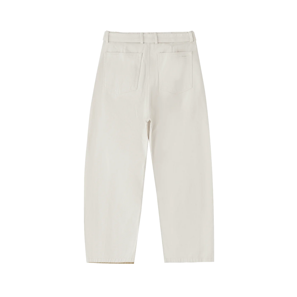 The Barrel Chino in White, back #Color_White