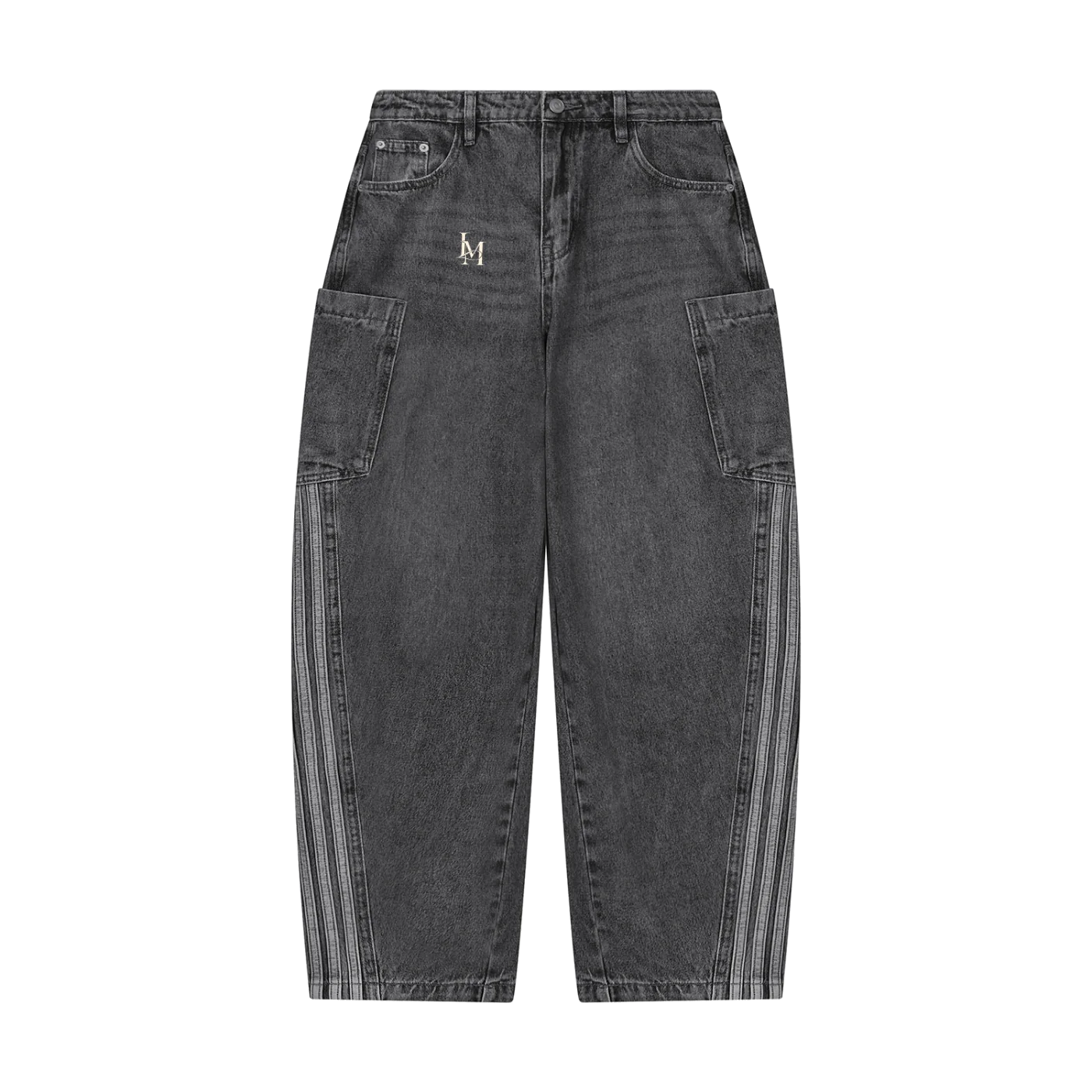 The Barrel Jean in Black #Color_Black