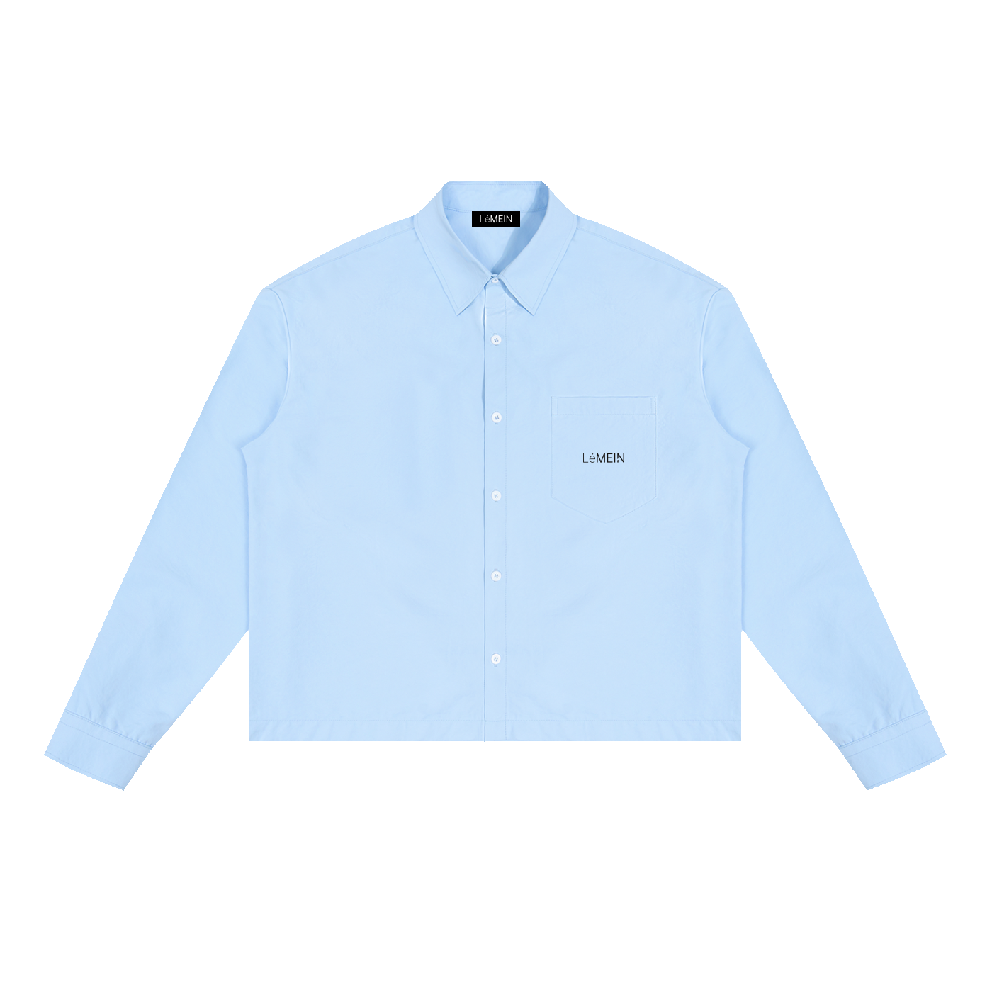 The Boxy Shirt in Sky Blue #Color_Sky Blue