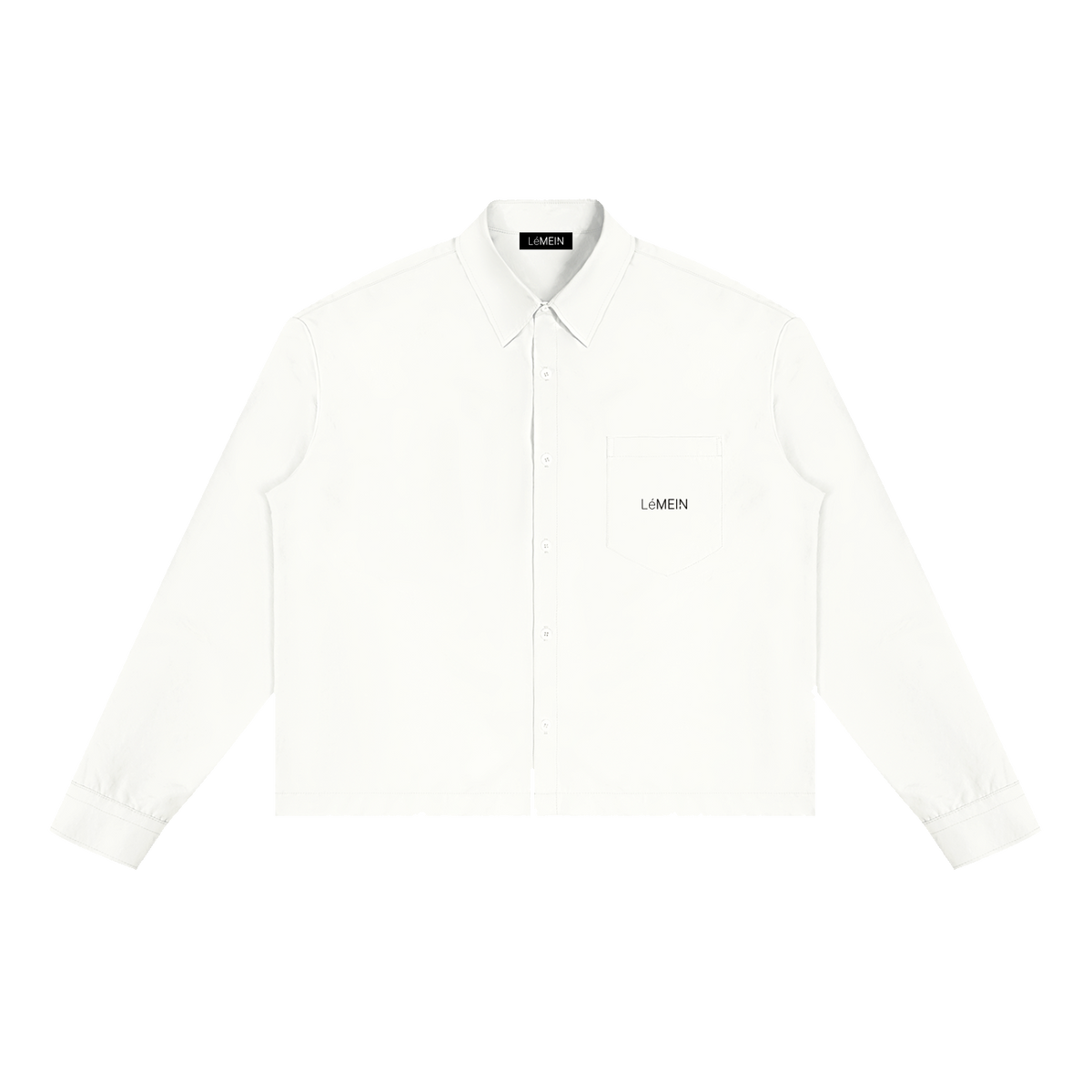 The Boxy Shirt in White #Color_White