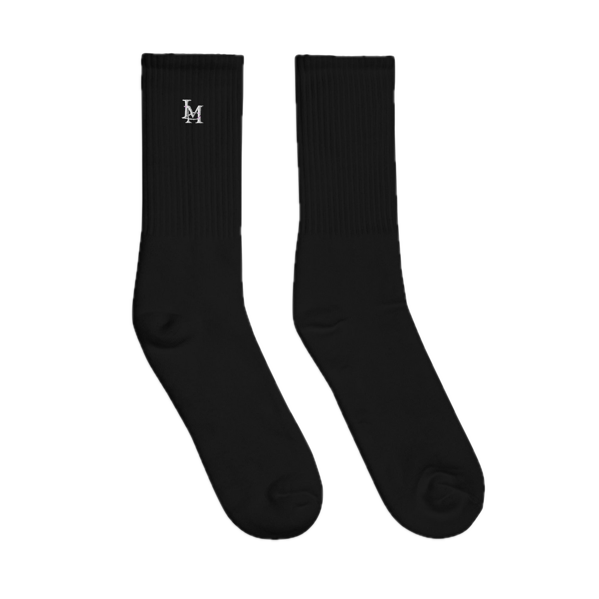 The Crew Sock in Black, view 2 #Color_Black