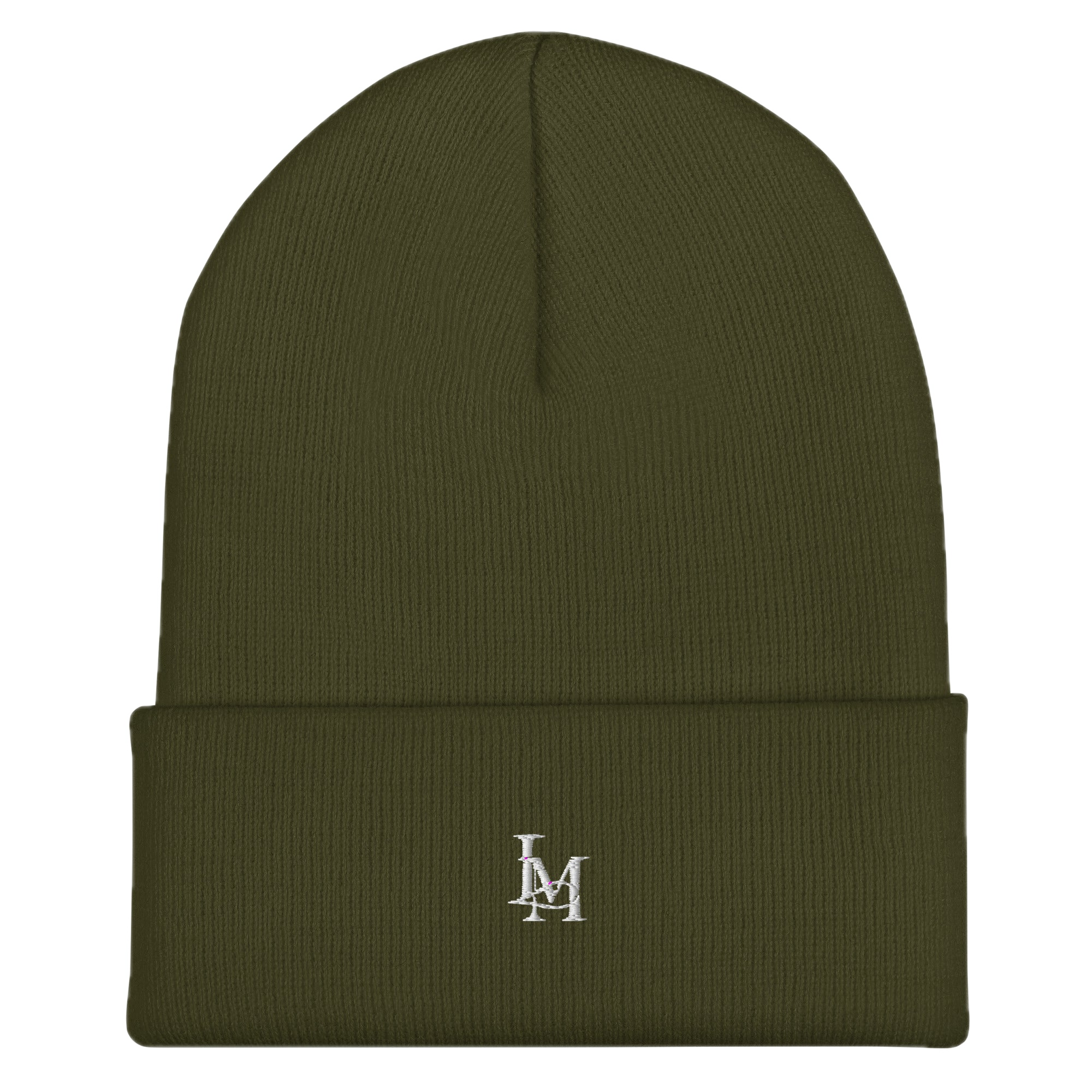 The Cuffed Beanie in Olive #Color_Olive