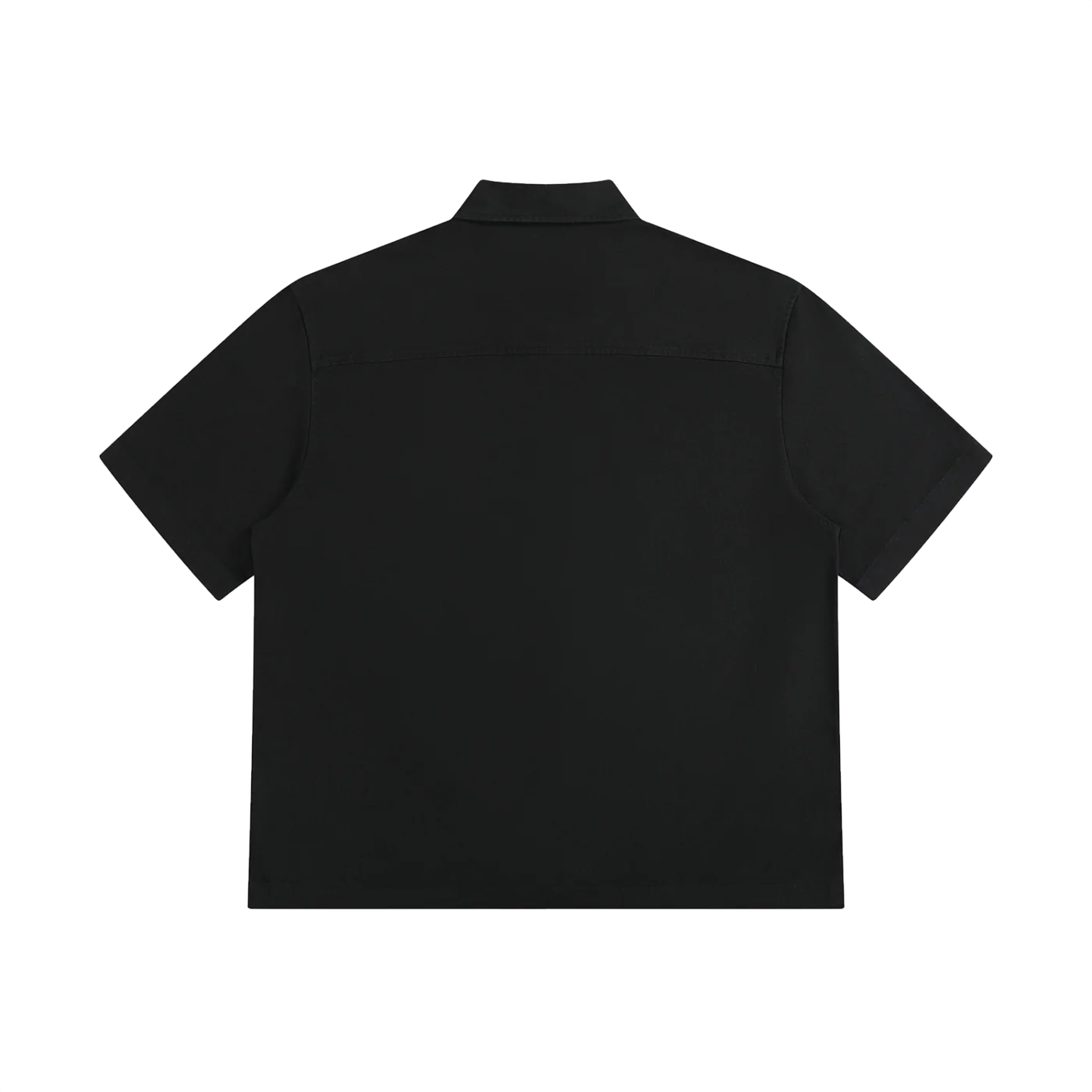 The Date Shirt in Black, back view #Color_Black