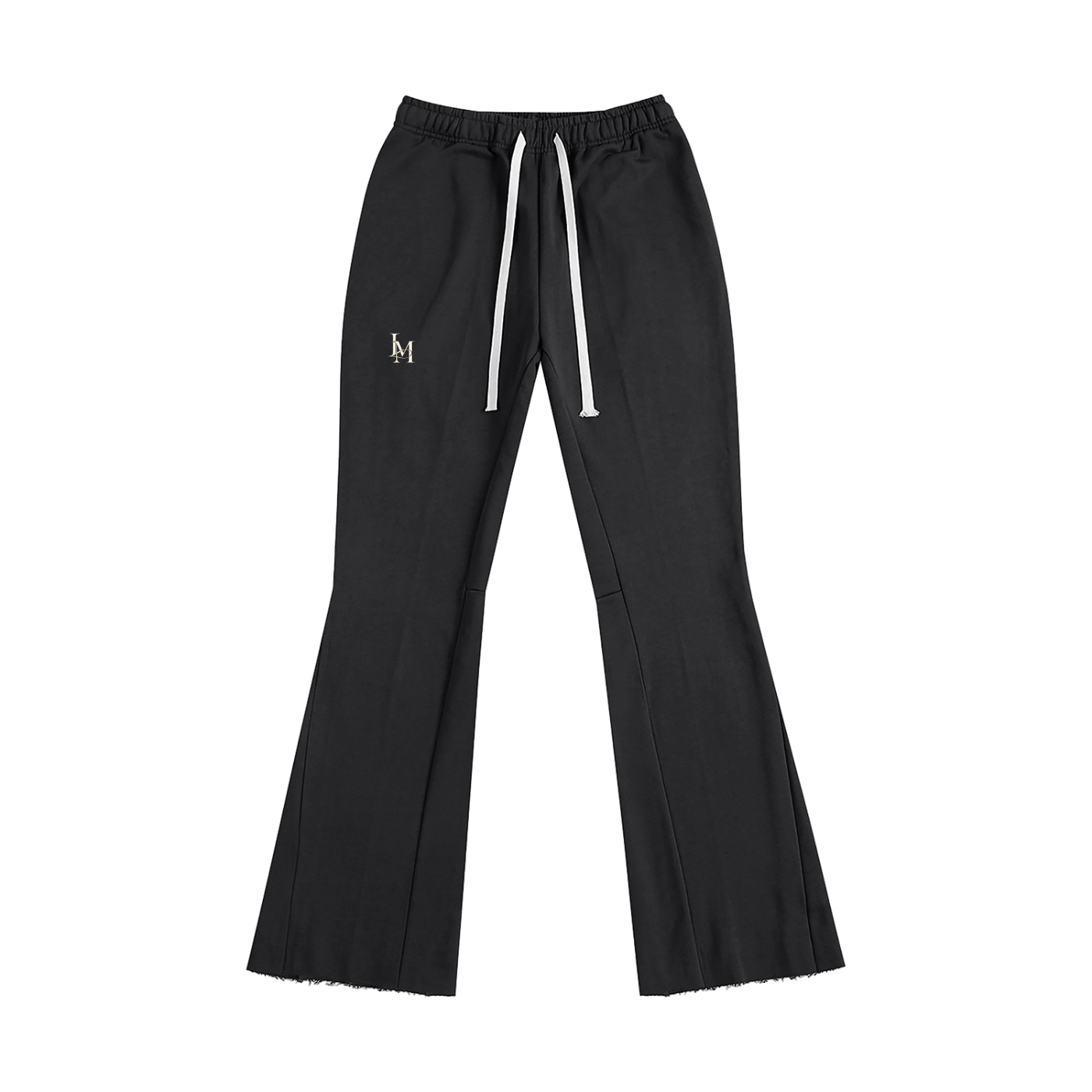The Flared Sweatpant in Black #Color_Black