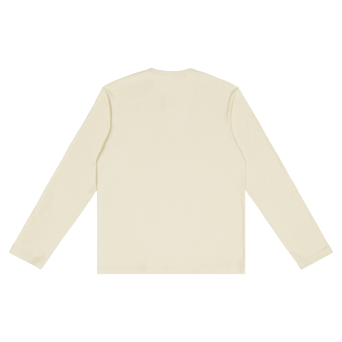 The Henley in Light Apricot, back #Color_Light Apricot