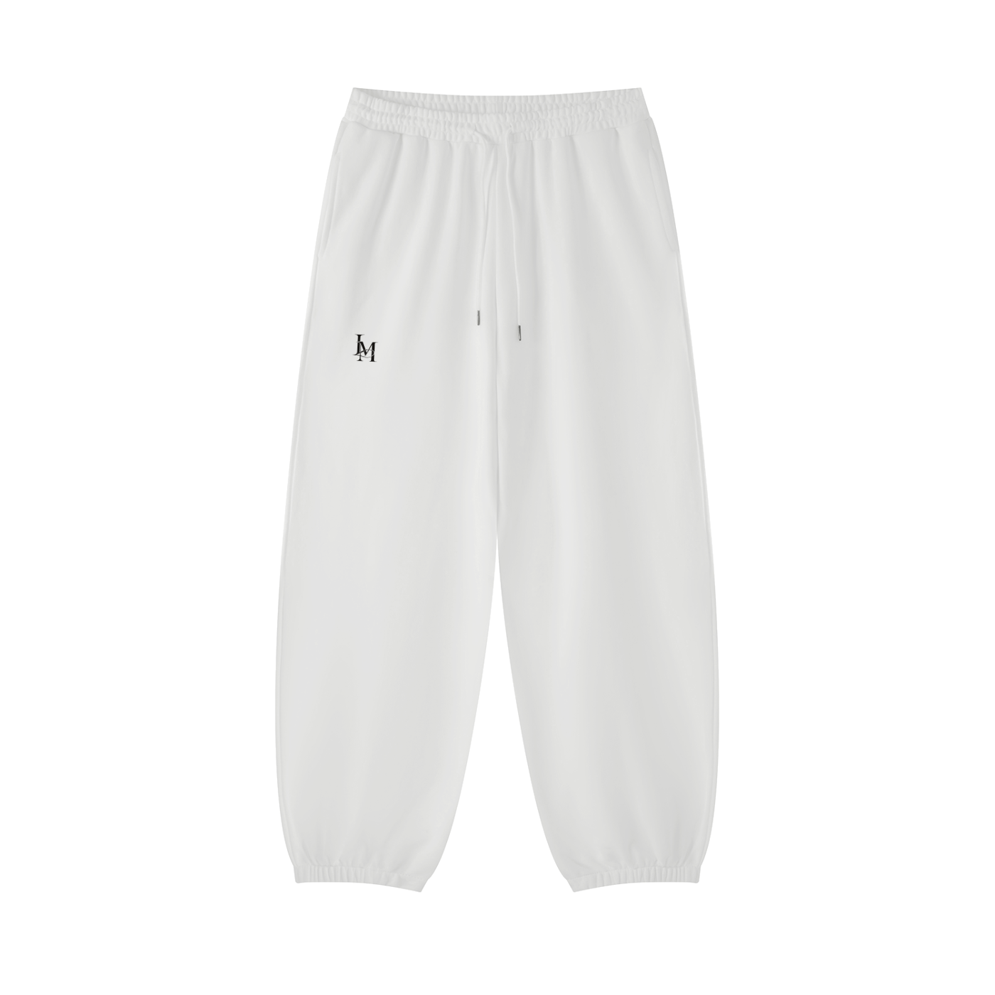 The Jogged Sweatpant in White #Color_White