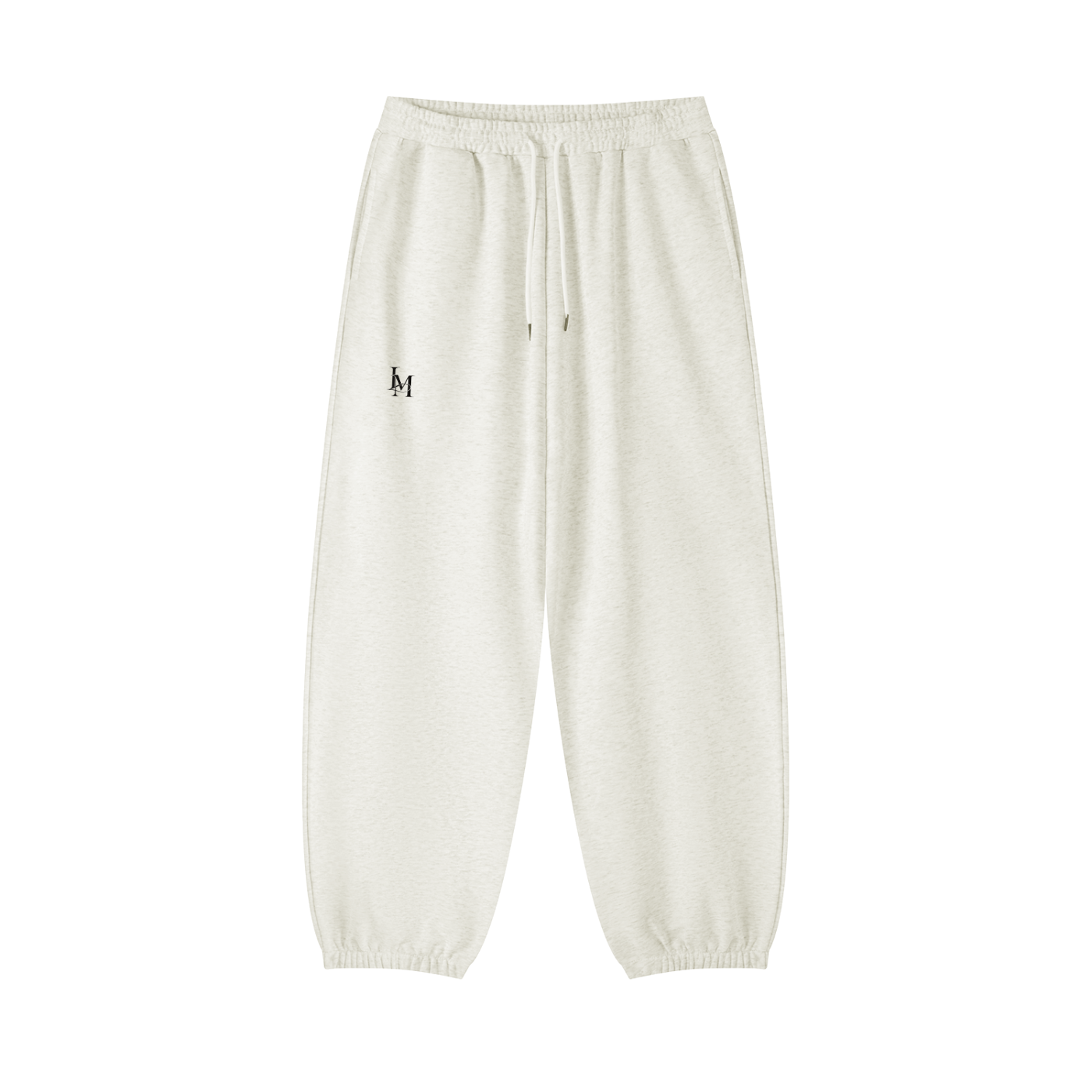 The Jogged Sweatpant in Oat Gray #Color_Oat Gray