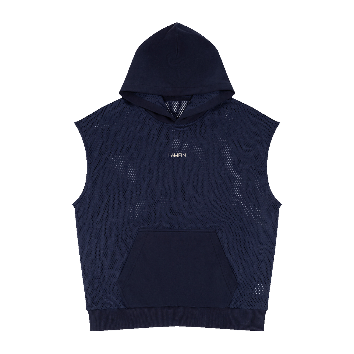 The Mesh Hoodie in Navy Blue #Color_Navy Blue