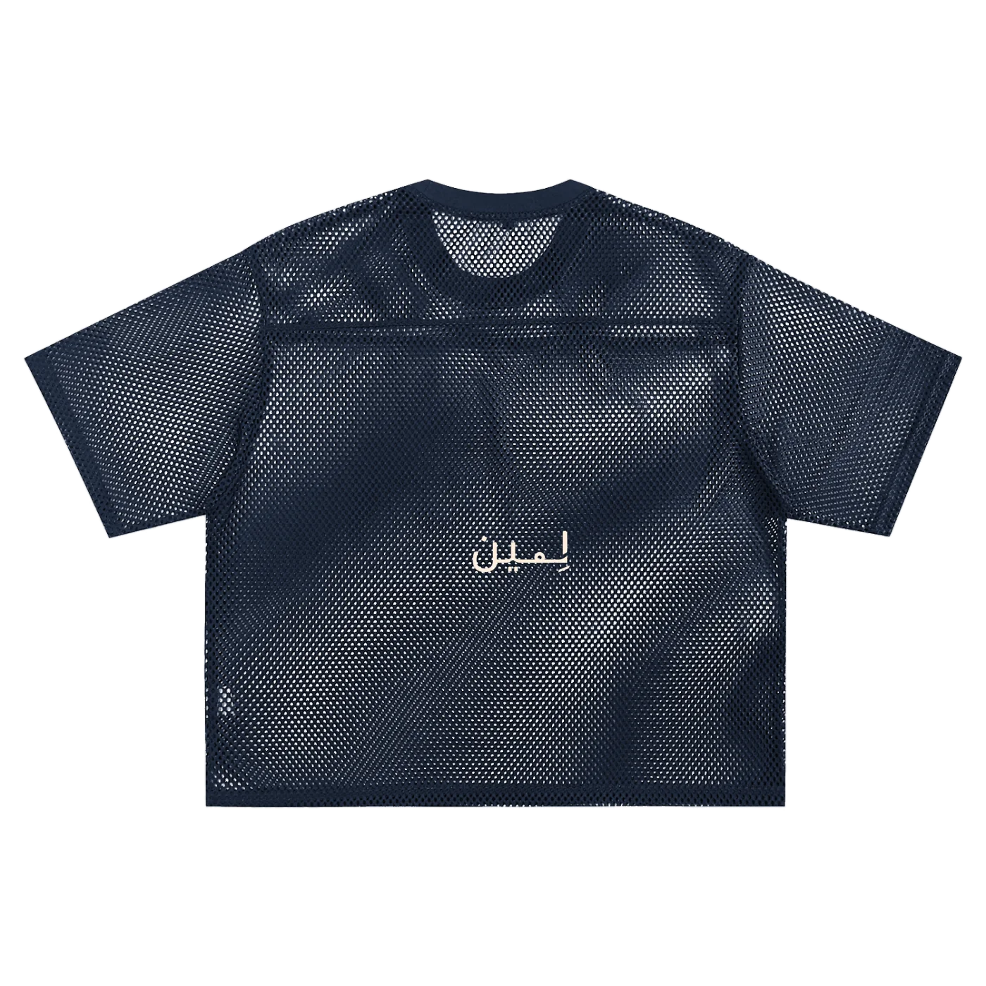 The Net Tee in Blue, back #Color_Blue