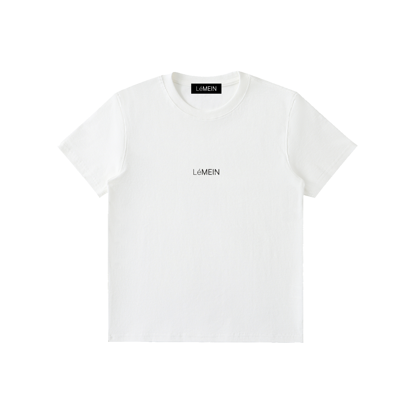 The Ribbed Crop in White #Color_White