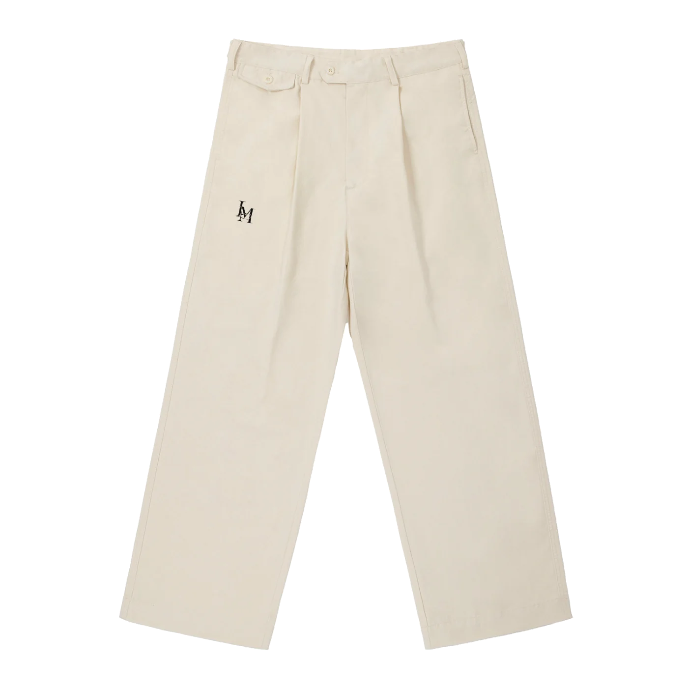 The Straight Trouser in Beige #Color_Beige