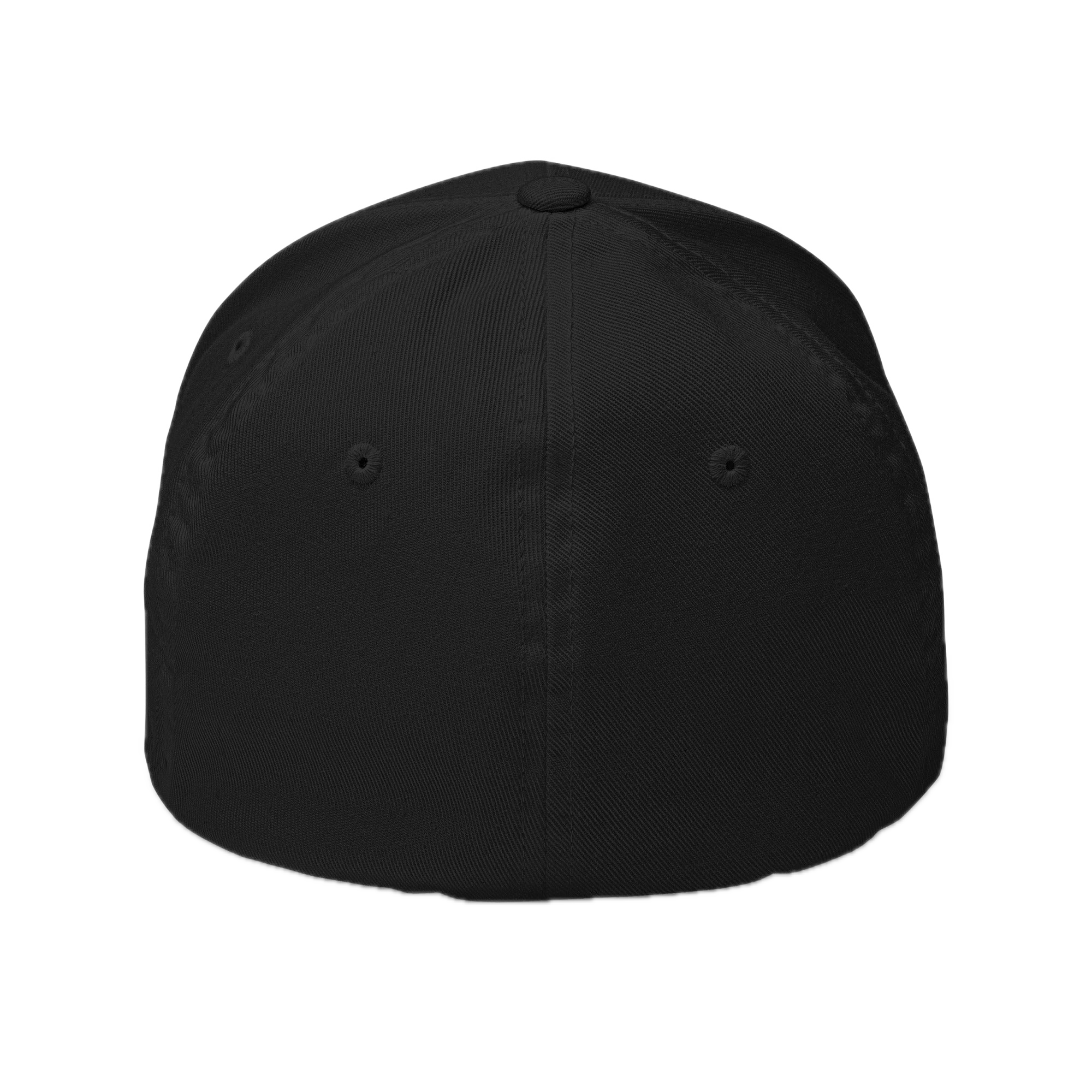The Structured Cap in Black, view 2 #Color_Black