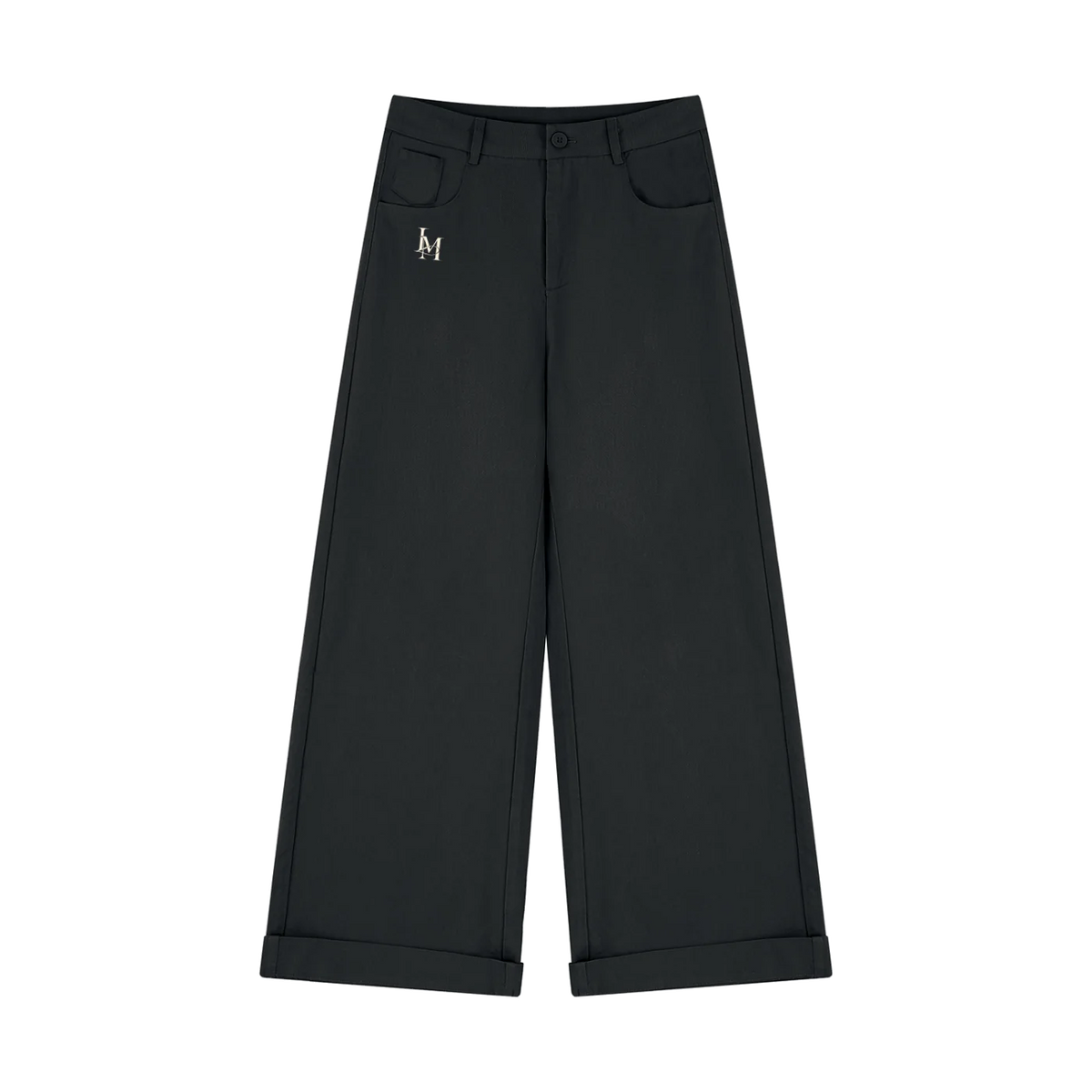 The Tencel Trouser in Black #Color_Black