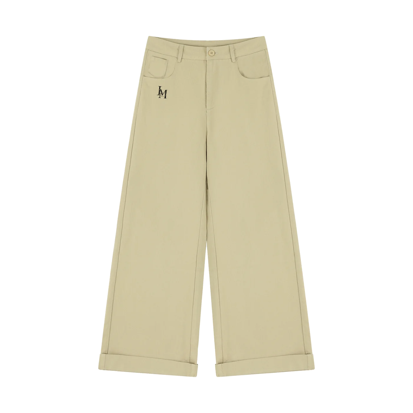 The Tencel Trouser in Khaki #Color_Khaki