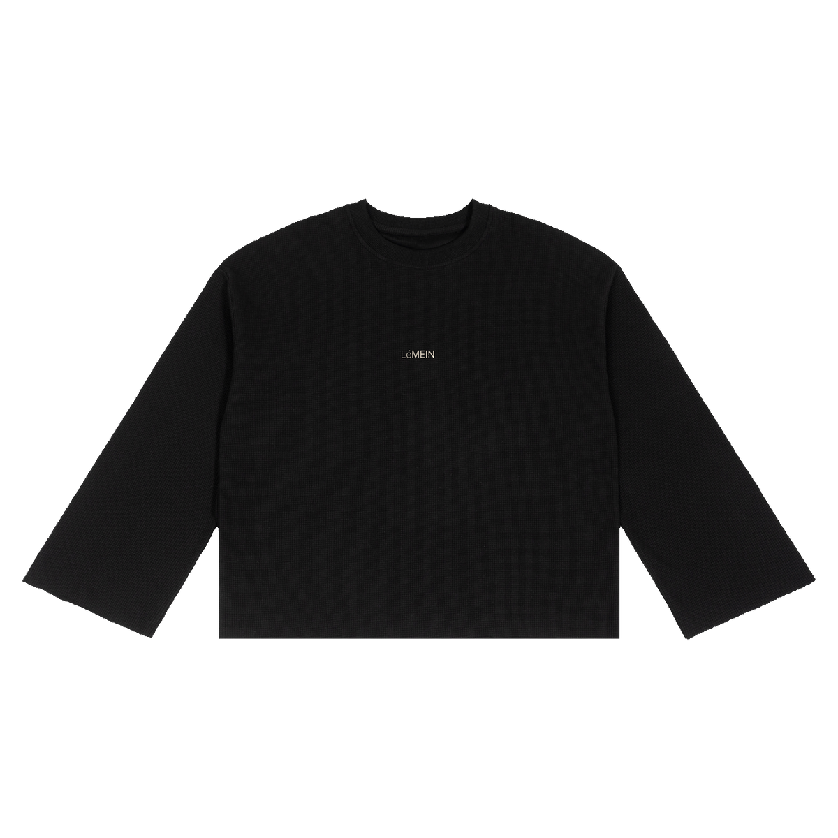 The Waffle Tee in Black #Color_Black