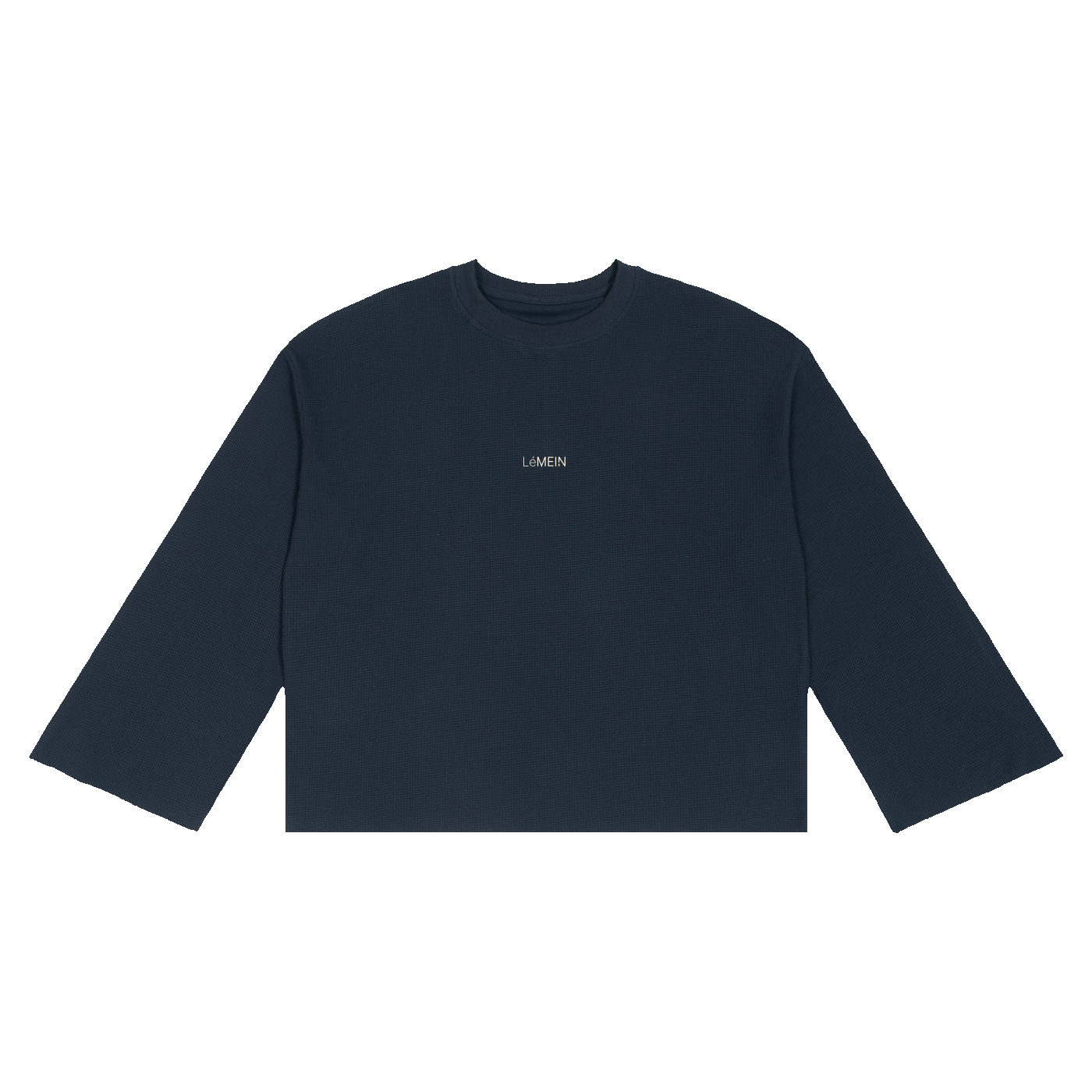 The Waffle Tee in Navy Blue #Color_Navy Blue
