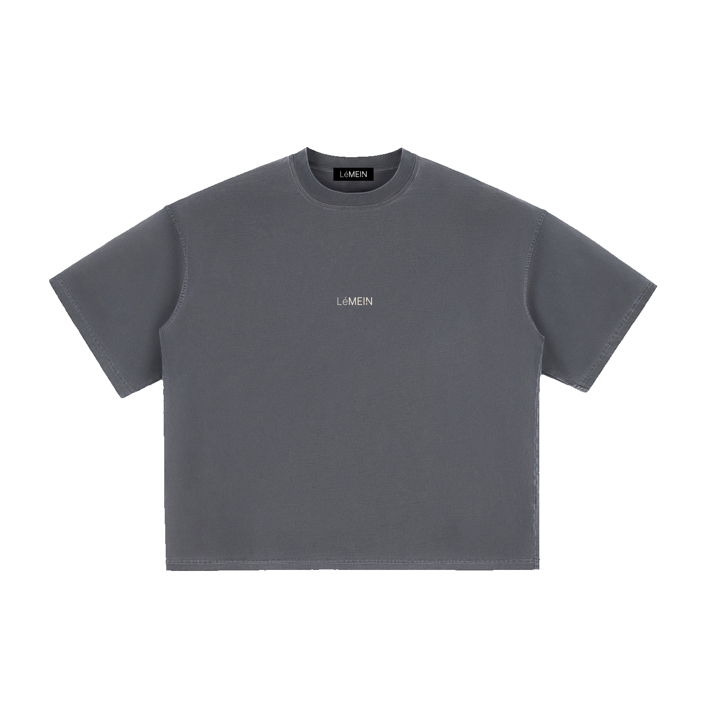 The Washed Boxy Tee in Haze Gray #Color_Haze Gray