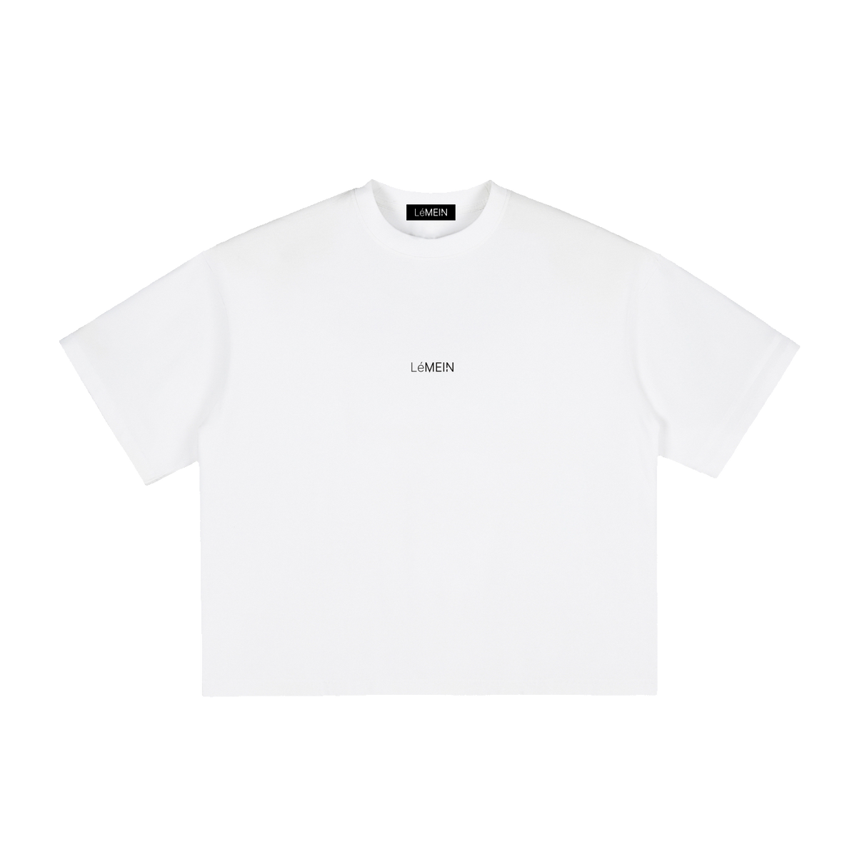 The Washed Boxy Tee in White #Color_White