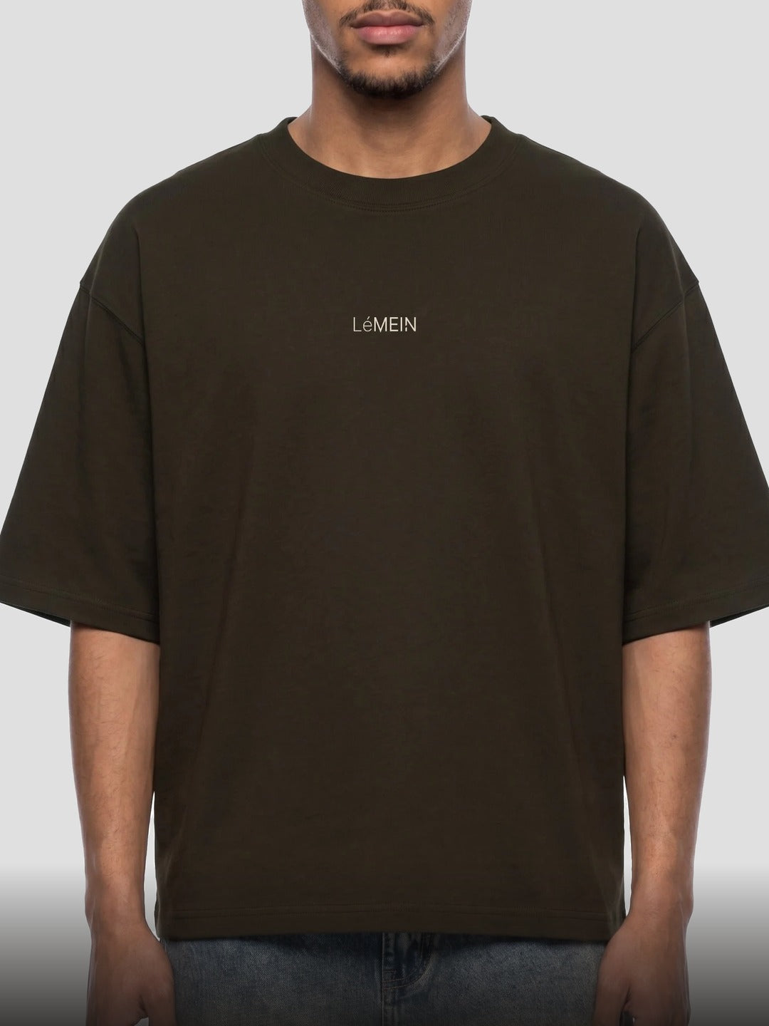 LÉMEIN — the boxy tee, on model