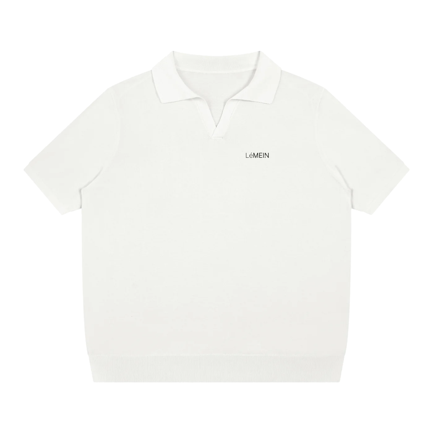 The Oversized Polo in White #Color_White