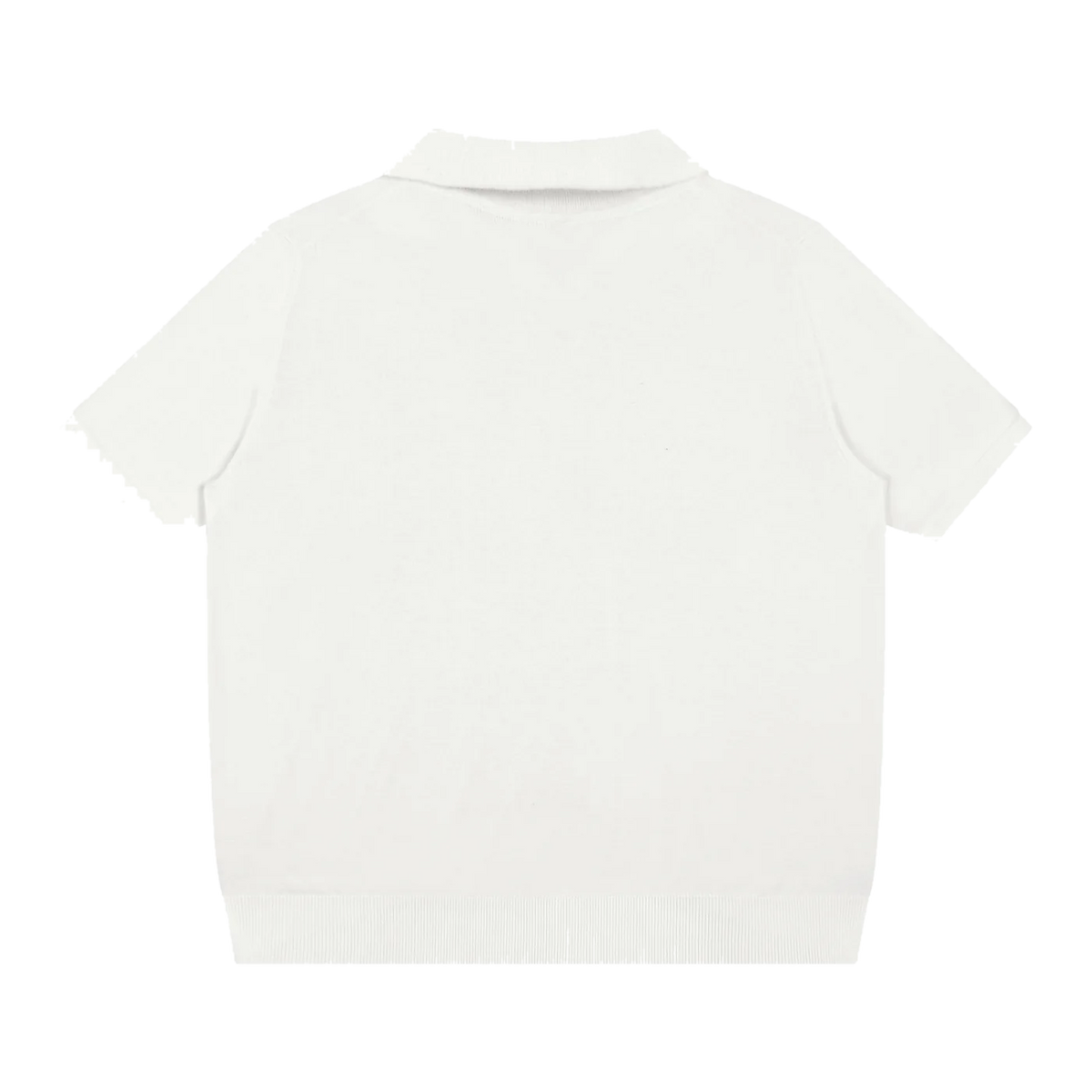 The Oversized Polo in White, back #Color_White