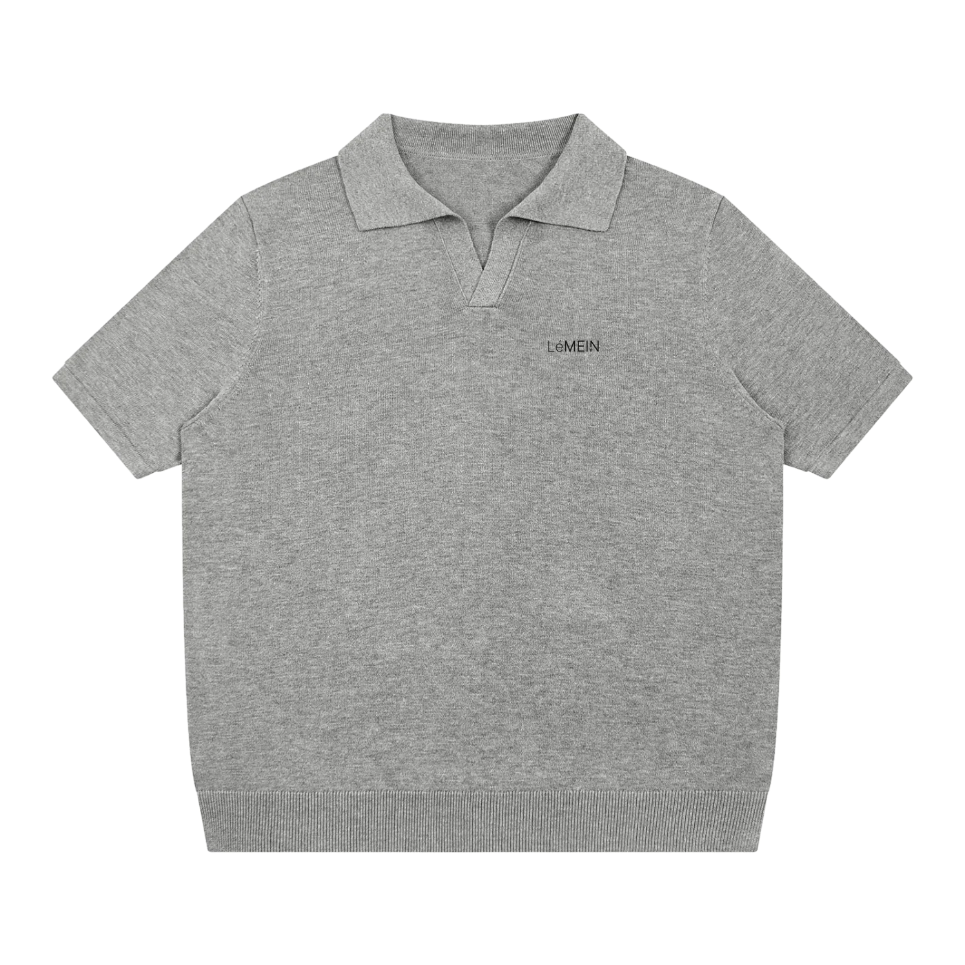The Oversized Polo in Flower Gray #Color_Flower Gray