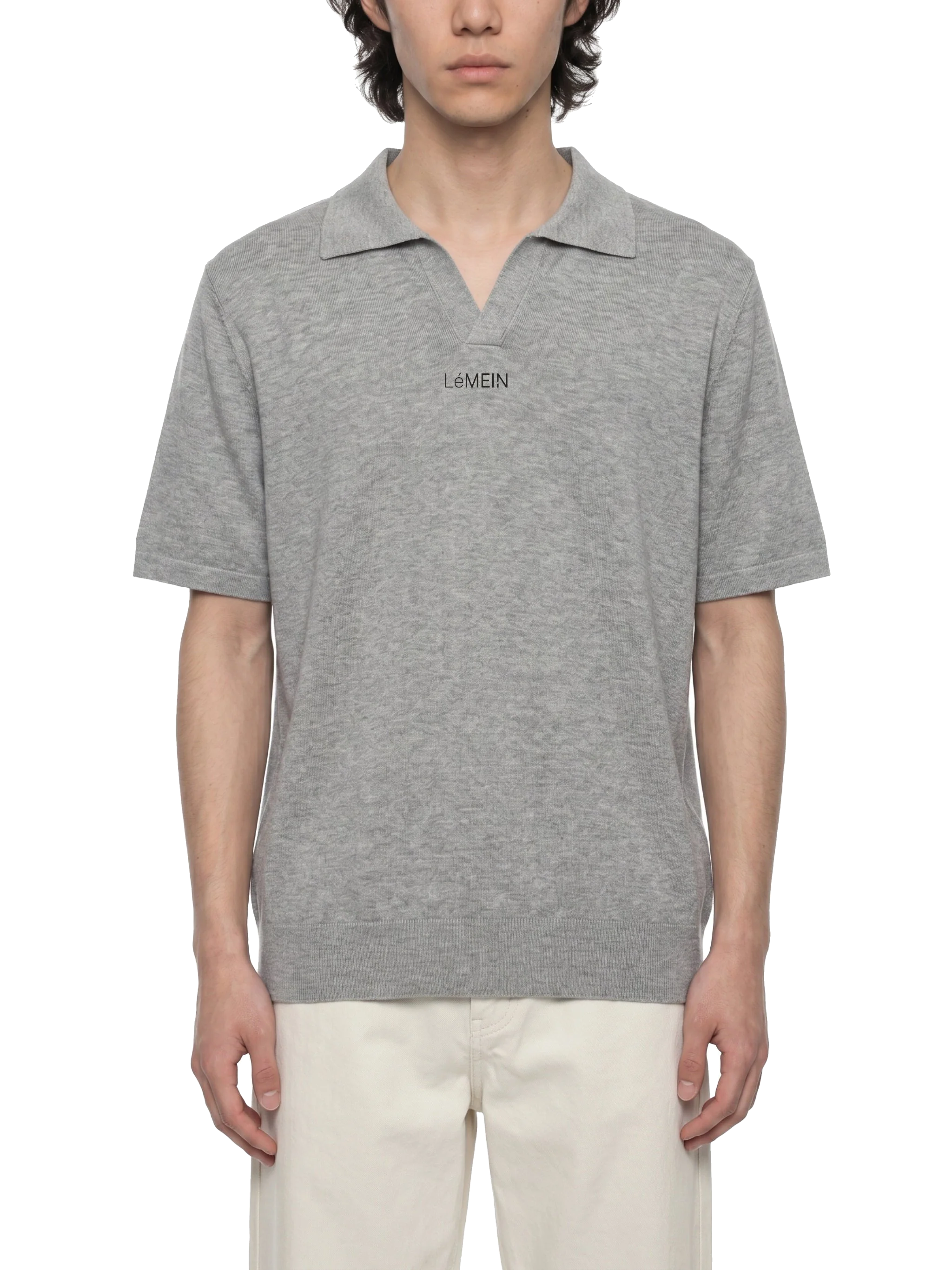The Oversized Polo — on model, front