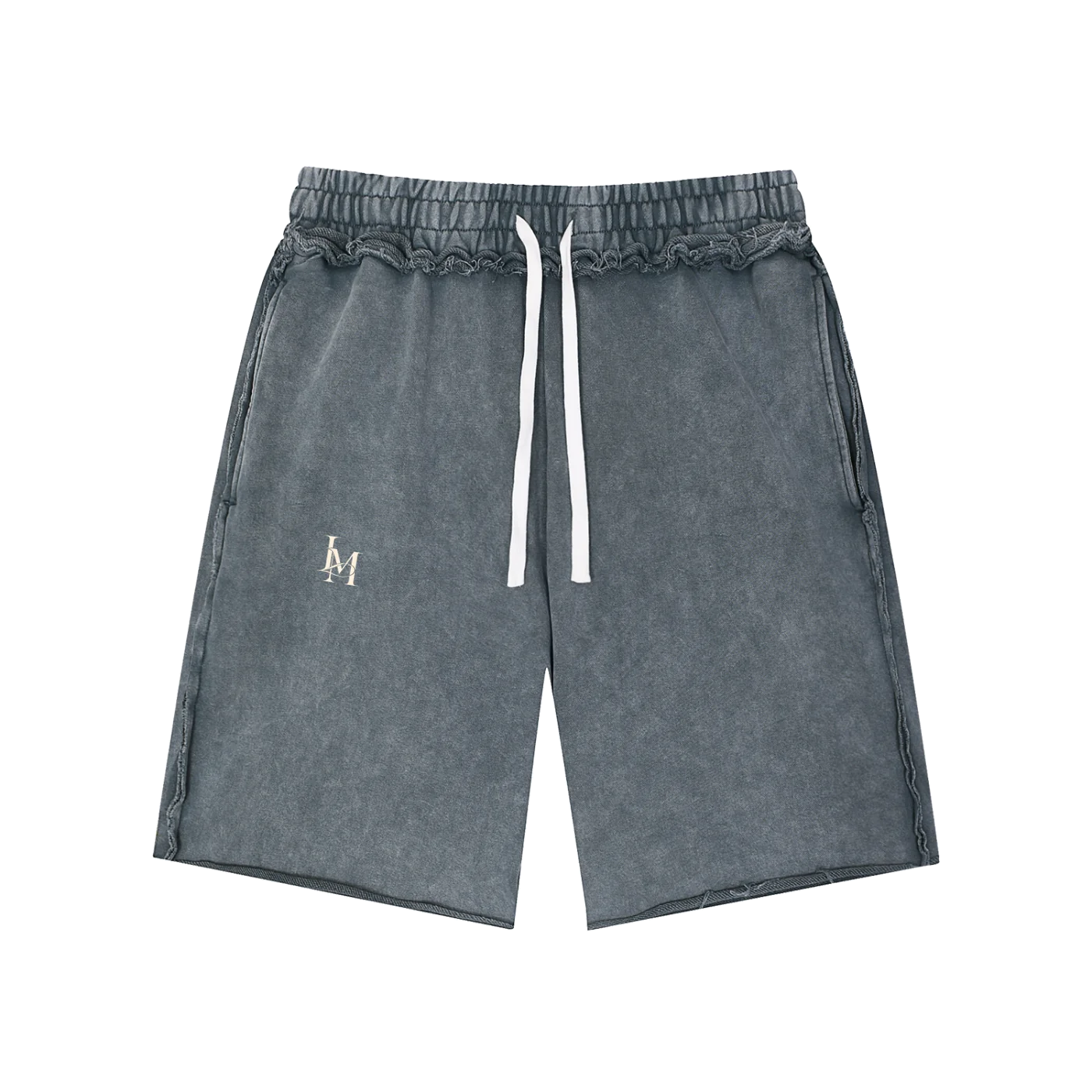 The Washed Short in Medium Gray #Color_Medium Gray