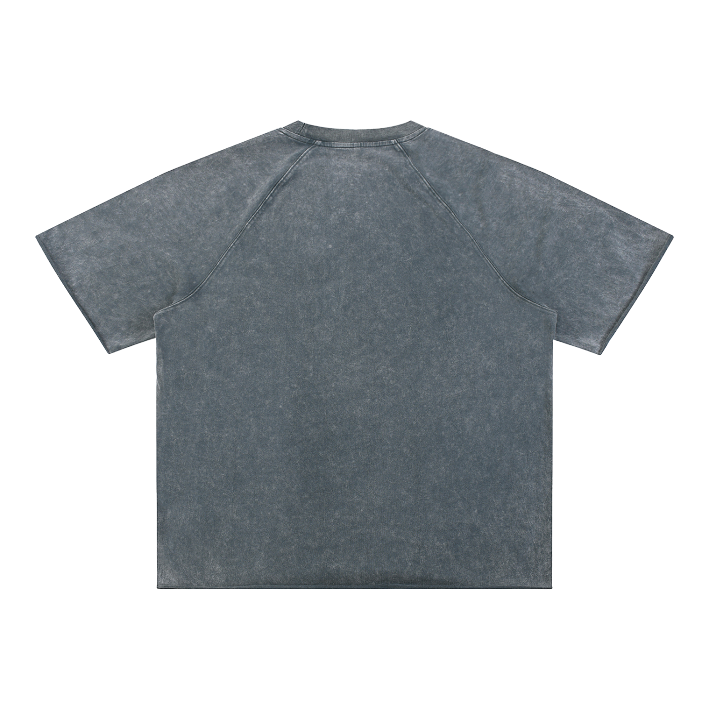 The Mineral Tee in Medium Gray, back #Color_Medium Gray