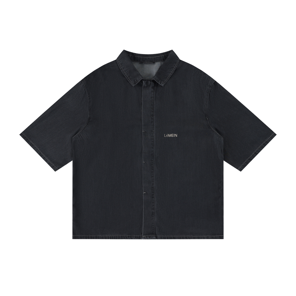 The Lyocell Shirt in Black #Color_Black