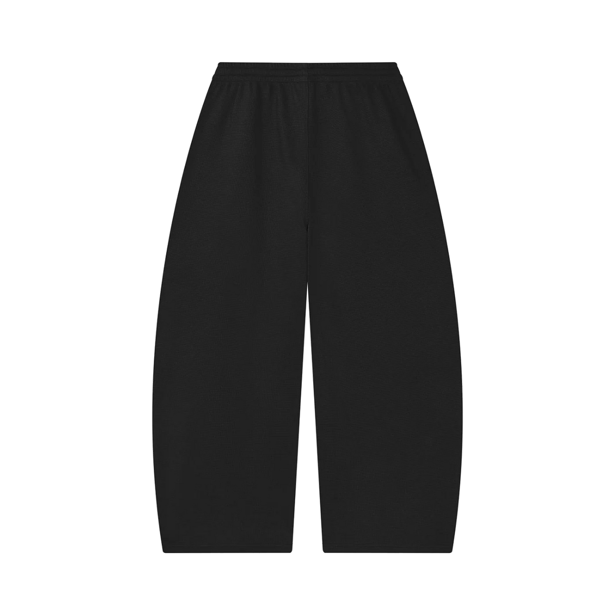 The Waffle Trouser in Black, back #Color_Black