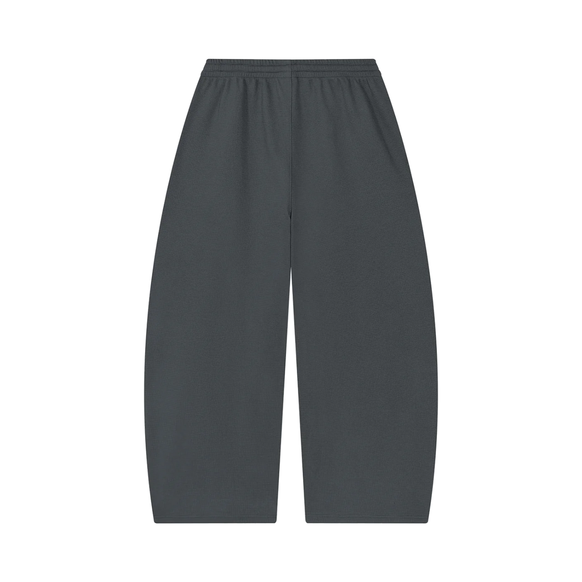 The Waffle Trouser in Dark Gray, back #Color_Dark Gray