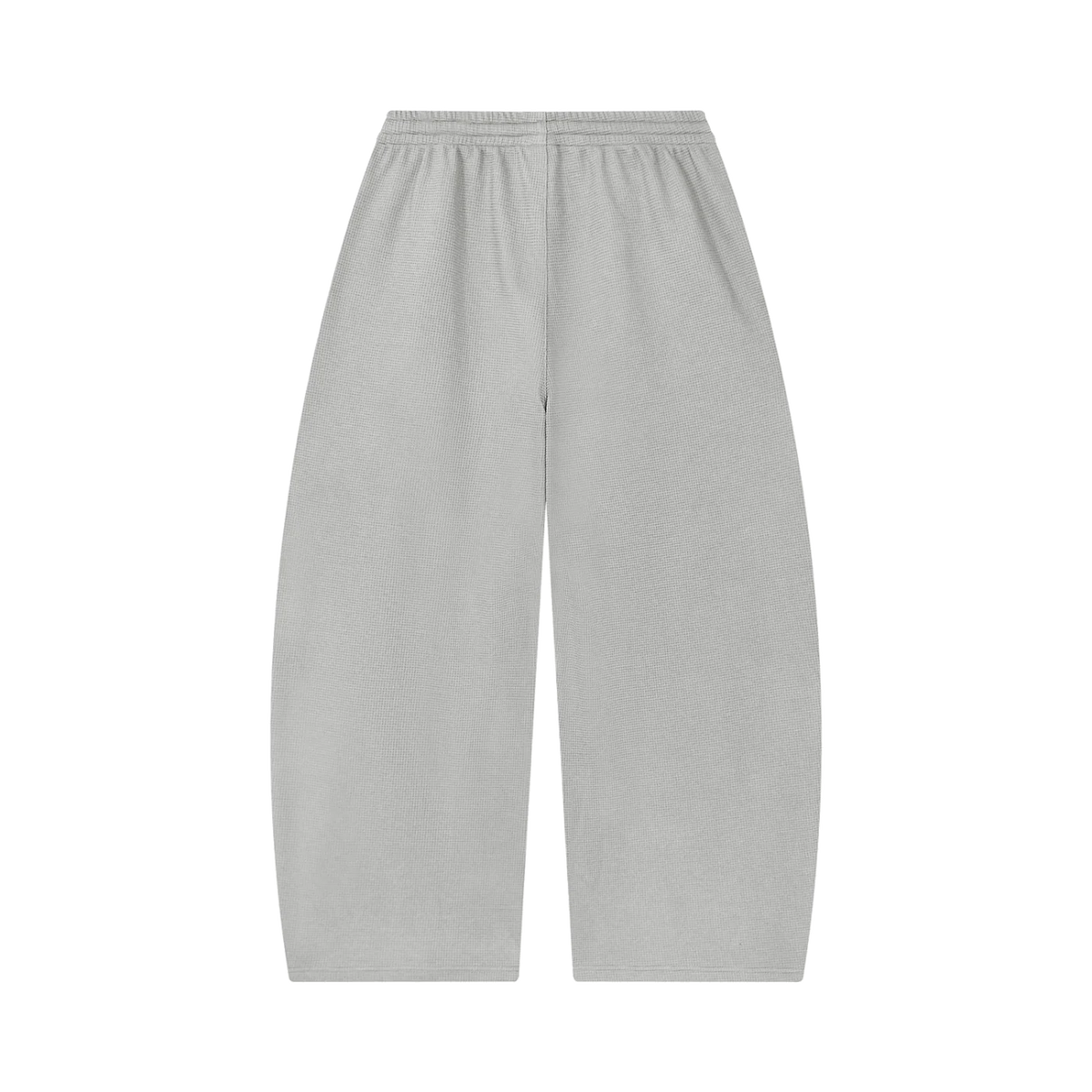 The Waffle Trouser in Light Gray, back #Color_Light Gray