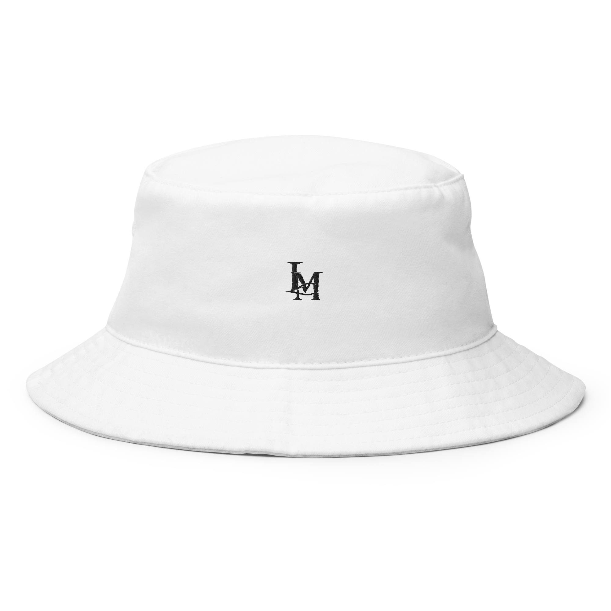 The Bucket Hat in White, view 2 #Color_White
