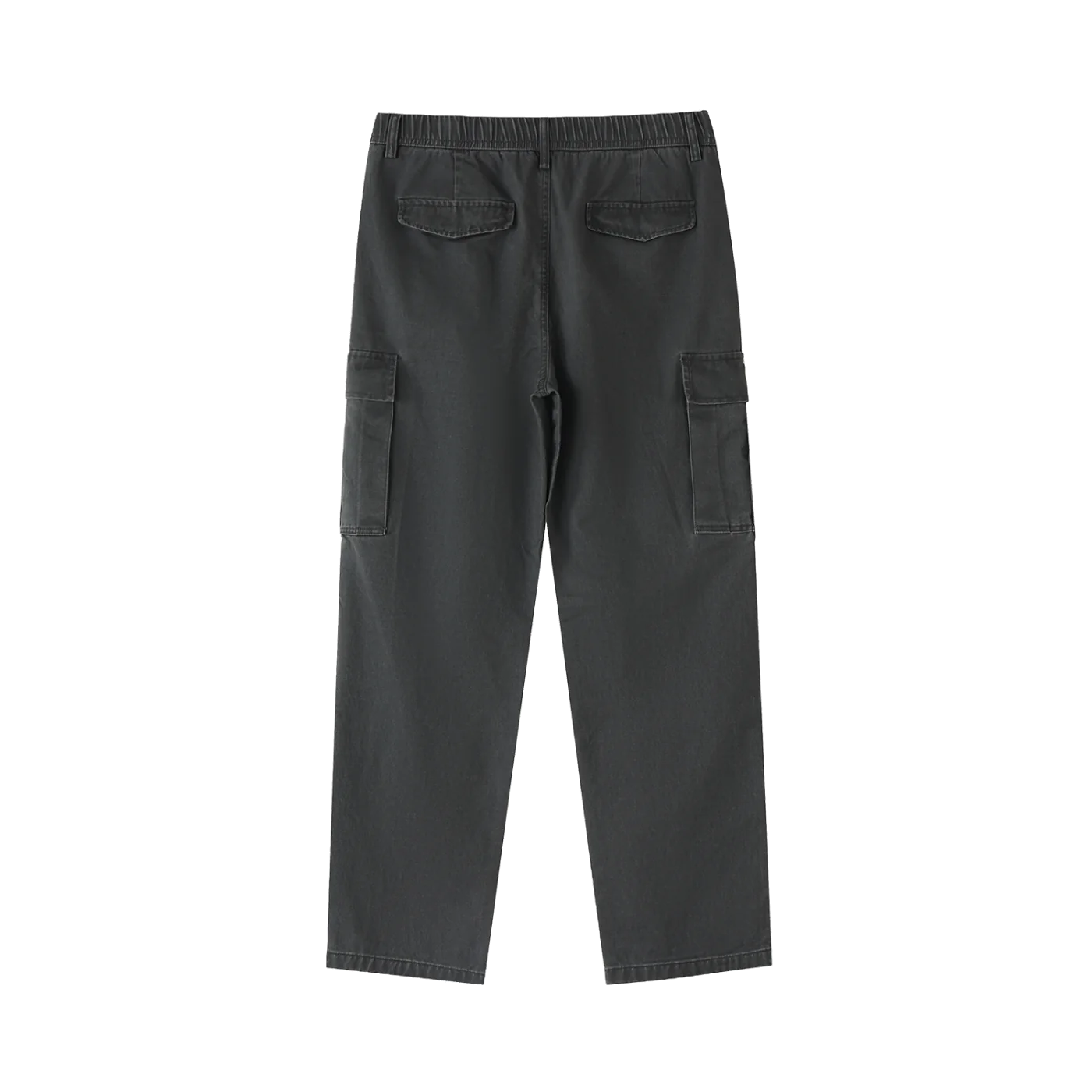 The Cargo Trouser in Gray, back #Color_Gray