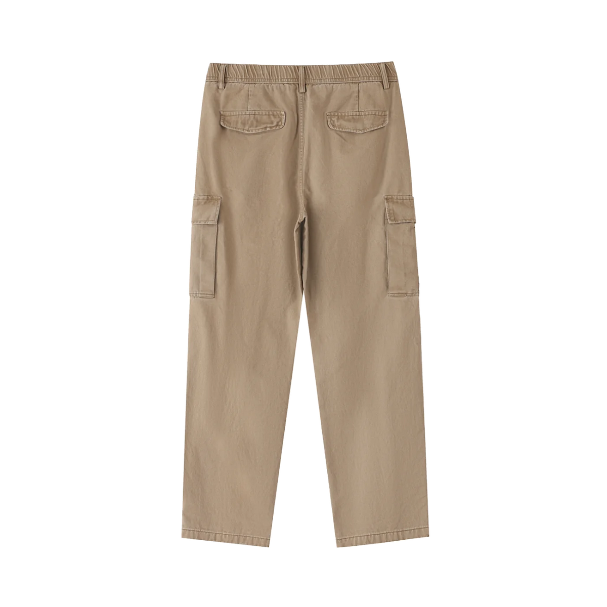 The Cargo Trouser in Brown, back #Color_Brown