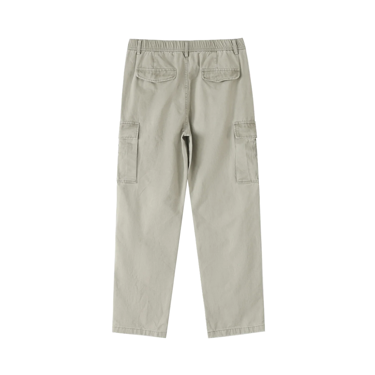 The Cargo Trouser in Light Gray, back #Color_Light Gray