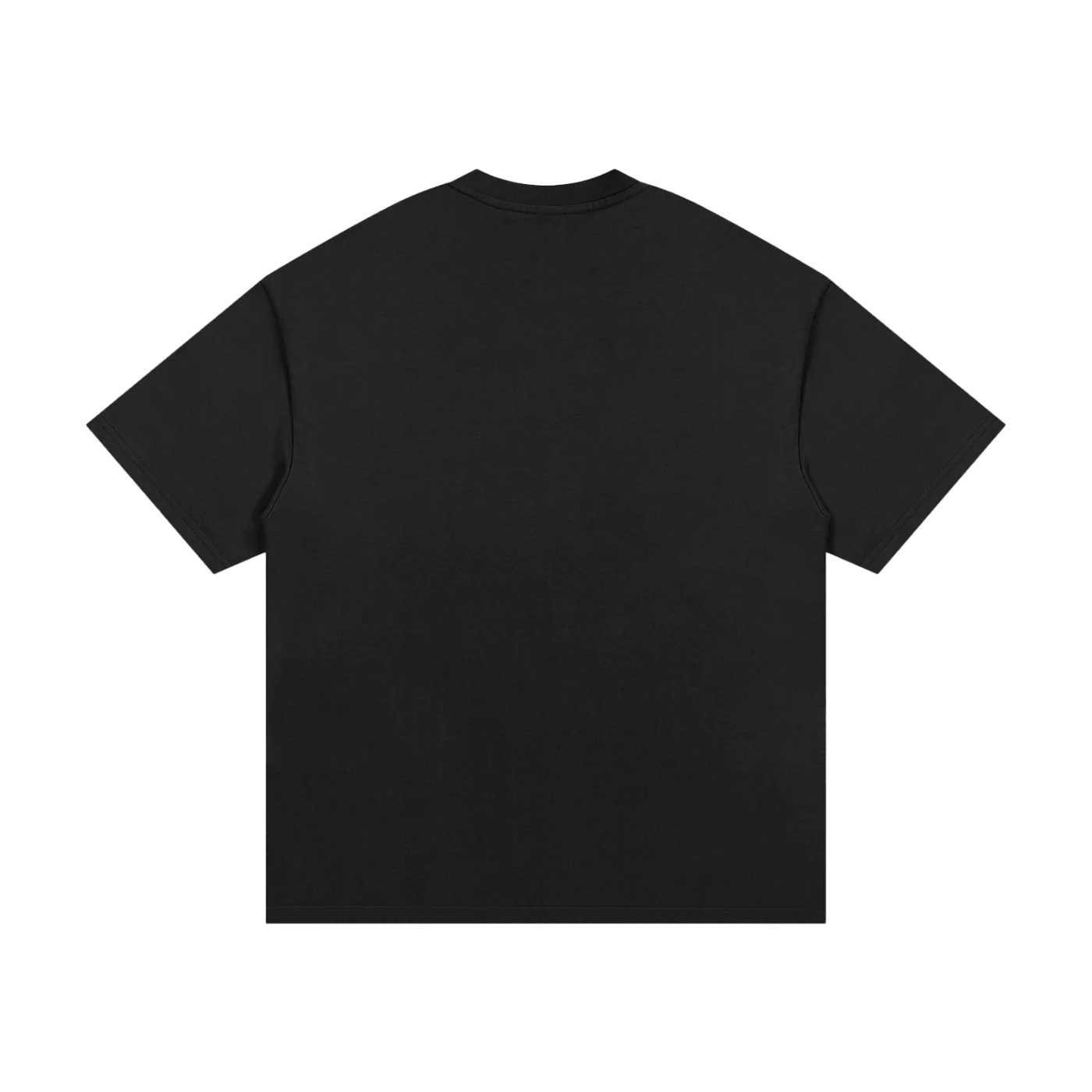 The Heavy Tee in Black, back #Color_Black