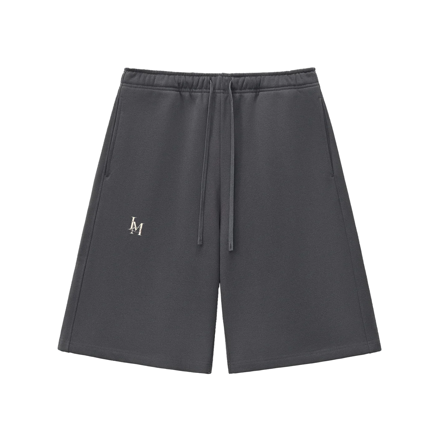 The Fleece Short in Charcoal Gray #Color_Charcoal Gray
