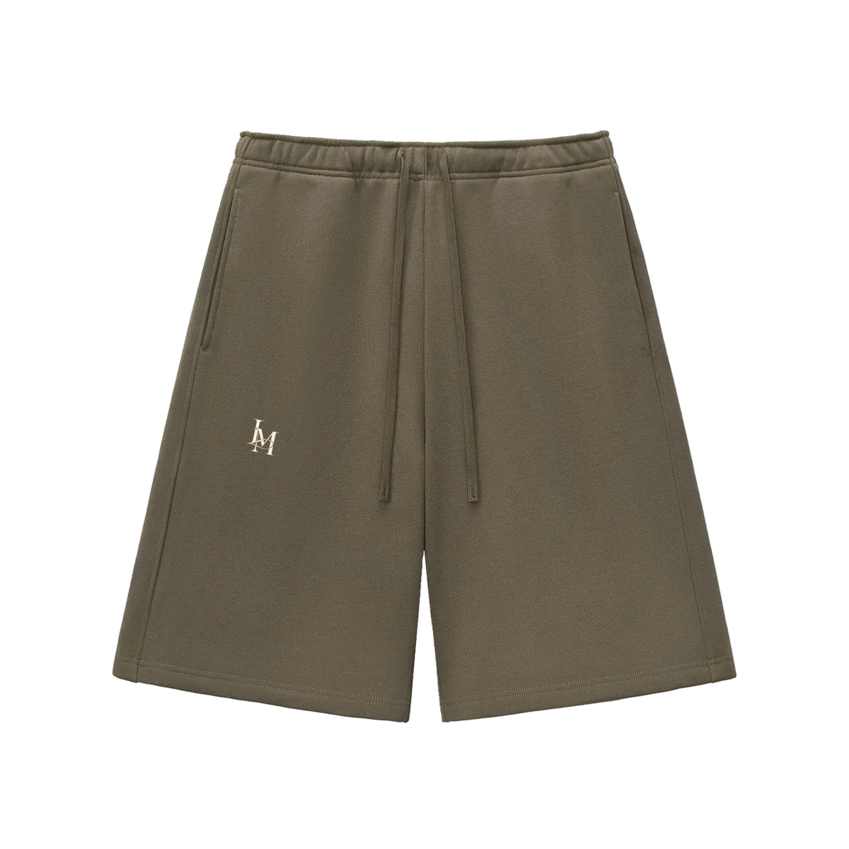 The Fleece Short in Olive Green #Color_Olive Green