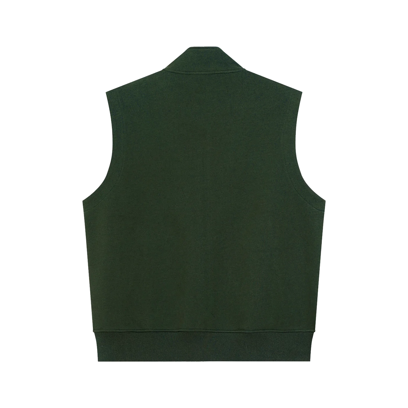 The Vest in Dark Green, back #Color_Dark Green
